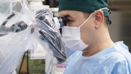  transpedicular fixation of the vertebrae and microsurgical removal of the tumor from the L3 vertebra in a 14-year-old patient